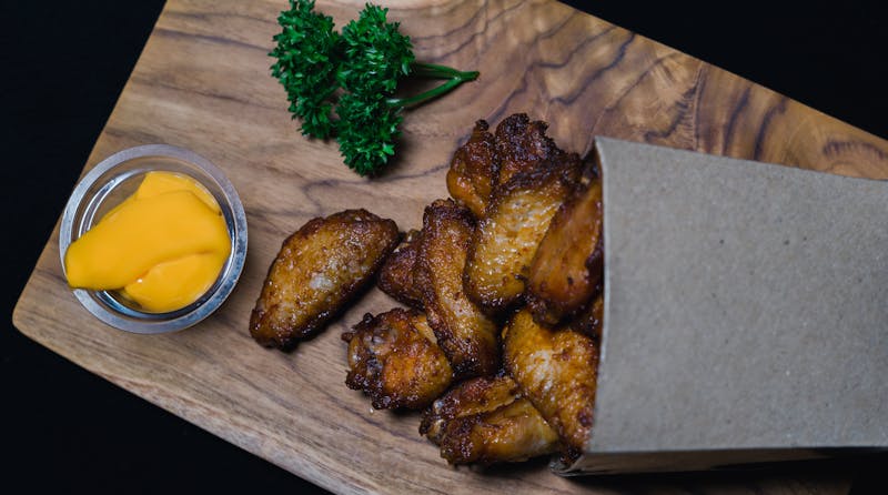 Honey Garlic Wings at Wings over